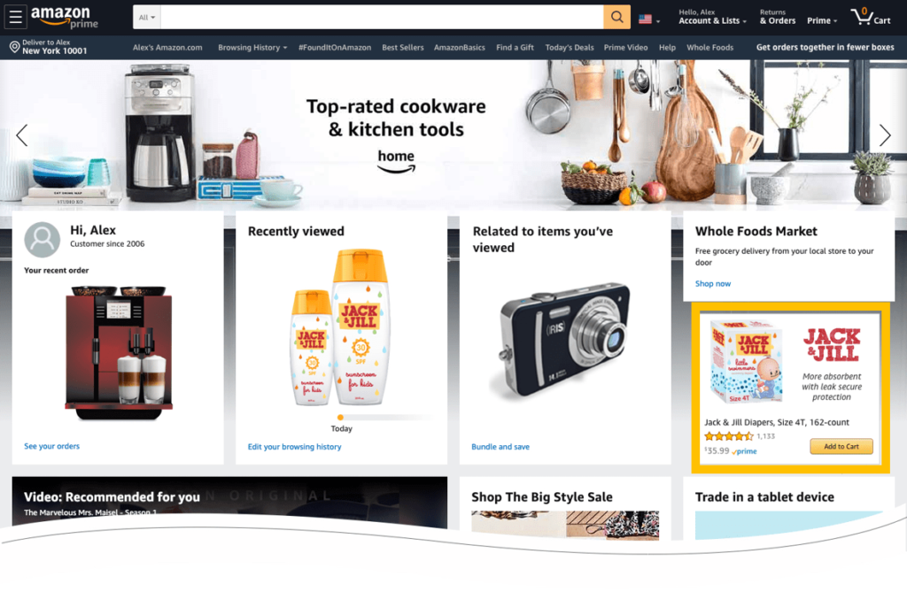 amazon display ad example