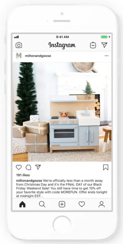 instagram ad example