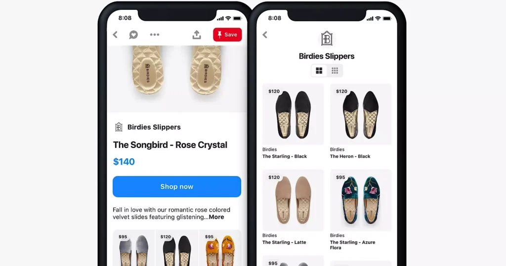 pinterest shopping ad example