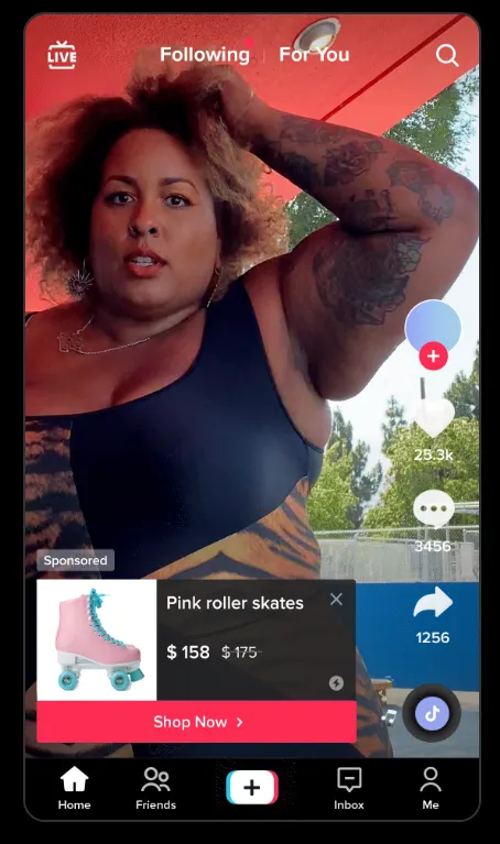 tiktok video shopping ad example