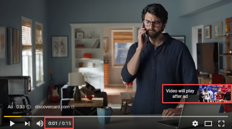 youtube nonskippable ad example